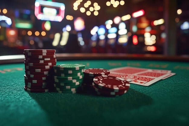 Live Bandar Poker table with dealer and player cards visible